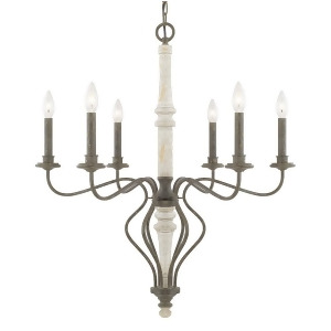 Capital Lighting Nora 6 Light Chandelier French Country 410361Fc - All