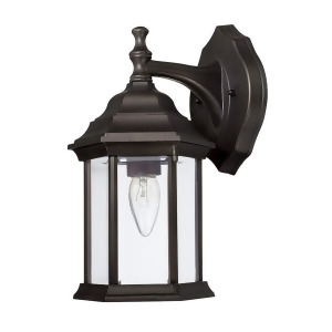 Capital Lighting Cast Outdoor Lantern Old Bronze Clear Glass 9830Ob - All