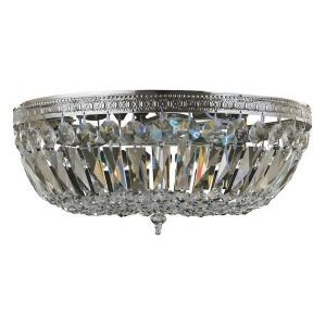 Crystorama 3 Light Chrome Clear Spectra Ceiling Mount Iii 716-Ch-cl-saq - All
