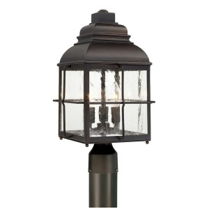 Capital Lighting Lanier 3 Light Post Lantern Old Bronze Antique 917833Ob - All