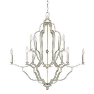 Capital Lighting Blair 10 Light Chandelier Antique Silver 4940As-000 - All