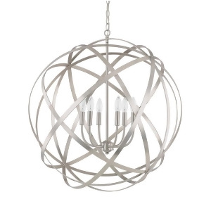 Capital Lighting Axis 6 Light Pendant Brushed Nickel 4236Bn - All