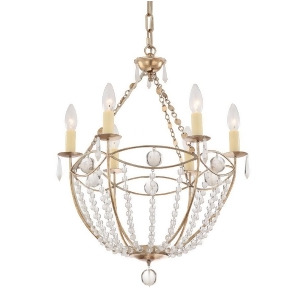 Crystorama Waverly 6 Light Distressed Twilight Chandelier 8306-Dt - All