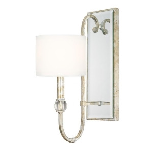Capital Lighting Charleston 1 Light Sconce Silver and Gold Leaf 613311Sg-654 - All