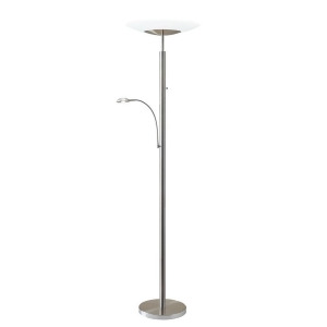 Adesso Stellar Led Combo Torchiere Brushed Steel 5128-22 - All