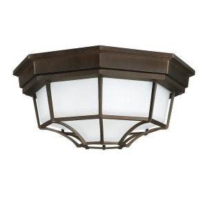 Capital Lighting 2 Lamp Outdoor Ceiling Fixture Old Bronze Frosted 9800Ob - All