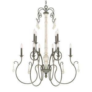 Capital Lighting Vineyard 10 Light Chandelier French Country 410302Fc - All