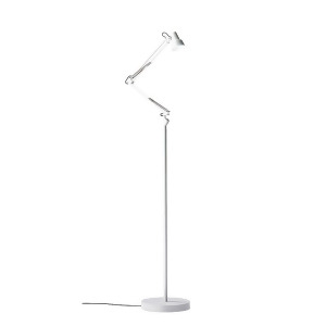 Adesso Quest Led Floor Lamp White 3781-02 - All
