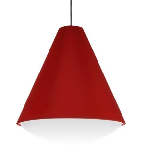 Dainolite 22W Led Pendant with Empire Shade Red Emled-17p-rd - All