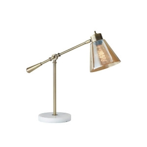 Adesso Sienna Desk Lamp Antique Brass 3540-21 - All