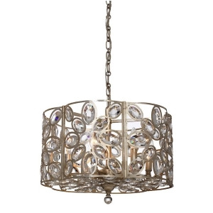 Crystorama Sterling 6 Light Distressed Twilight Chandelier 7586-Dt - All