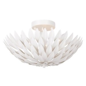 Crystorama Broche 4 Light Matte White Ceiling Mount 505-Mt - All