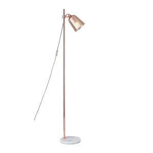 Adesso Marlon Floor Lamp Shiny Copper 3843-20 - All