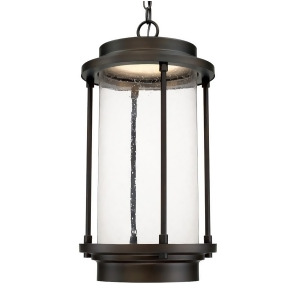 Capital Grant Park Led Hanging Lantern Old Brz Clear Seeded 918142Ob-ld - All
