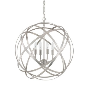 Capital Lighting Axis 4 Light Pendant Brushed Nickel 4234Bn - All