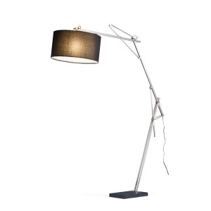 Adesso Suffolk Arc Lamp Brushed Steel 5272-22 - All