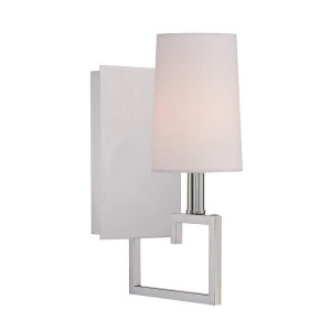 Crystorama Westwood 1 Light Nickel Sconce 2251-Pn - All