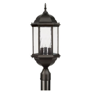 Capital Lighting Main Street 3 Light Post Lantern Old Bronze Antique 9837Ob - All