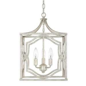 Capital Lighting Blakely 3 Light Foyer Fixture Antique Silver 9481As - All