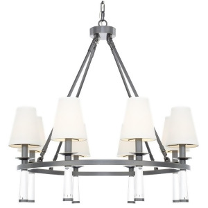 Crystorama Baxter 8 Light Oil Rubbed Bronze Chandelier 8867-Or - All
