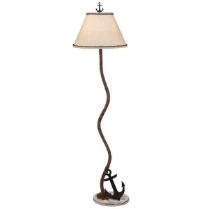 Coast Lamp Coastal Living Iron Floor Lamp w/Rope Anchor Nude 14-B4d - All