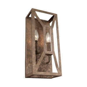 Feiss Marquelle 2 Light Wall Sconce Distressed Goldleaf Wb1865dsgl - All