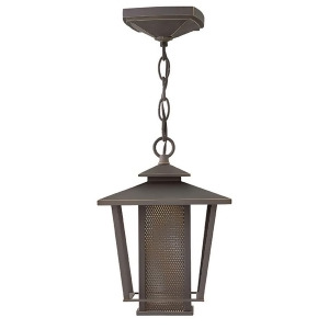 Hinkley 1 Light Theo Outdoor Hanging Light Oil Rubbed Bronze 2742Oz - All