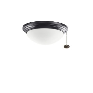 Kichler Outdoor Wet Light Kit Fixture Satin Black Cased Opal 380902Sbk - All