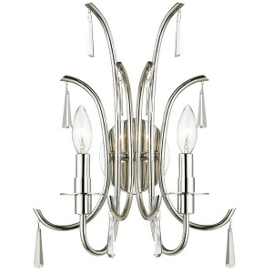 Crystorama Cody 2 Light Crystal Polished Nickel Sconce 6032-Pn-cl-mwp - All