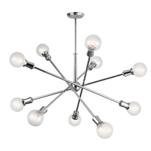 Kichler Armstrong Chandelier 10Lt Chrome 43119Ch - All