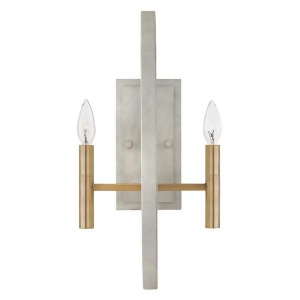 Hinkley 2 Light Euclid Wall Sconce Cement Gray 3460Cg - All