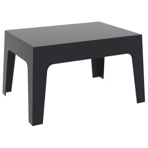 Compamia Box Resin Outdoor Center Table Black Isp064-bla - All