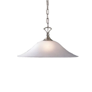 Kichler Hastings Pendant 1Lt Brushed Nickel Etched Seeded Glass 2702Ni - All