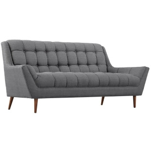 Modway Furniture Response Fabric Loveseat Gray Eei-1787-dor - All