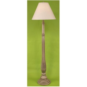Coast Lamp Casual Living Traditional Ribbed Floor Lamp w/Leaf Cottage 14-C30d - All