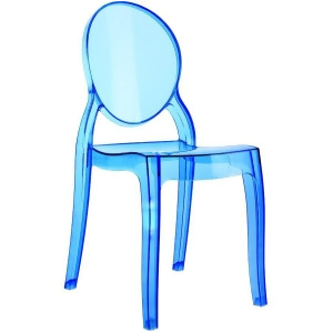 Compamia Baby Elizabeth Kids Chair Transparent Blue Isp051-tblu - All