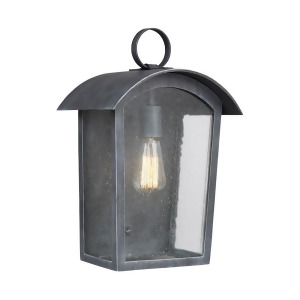 Feiss Hodges 1 Light Outdoor Wall Lantern 10.75x16.25' Ash Black Ol13302ablk - All