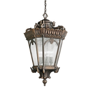 Kichler Tournai Outdoor Pendant 4Lt Londonderry Clear Seeded 9564Ld - All