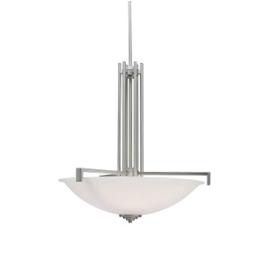 Kichler Eileen Pendant 4Lt Brushed Nickel Satin Etched White 3299Ni - All