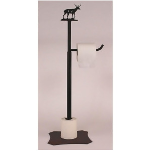 Coast Lamp Rustic Living Iron Deer Toilet Paper Holder Sienna 15-R27n - All