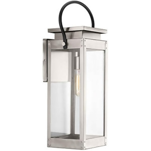 Progress Union Square 1 Lt 9.75 Outdoor Large Lantern Stainless P560006-135 - All