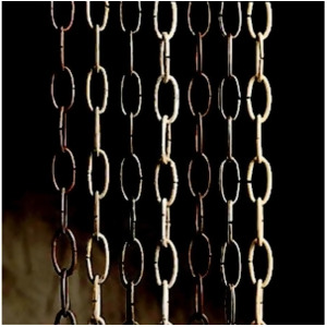 Kichler Outdoor Brass Chain 36 Black W/Gold 4927Bkg - All
