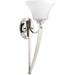 Progress Noma 1 Light 7.375 Wall Sconce Polished Nickel/Etched P710005-104 - All