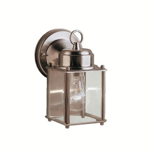 Kichler Outdoor Wall 1Lt Stainless Steel Clear 9611Ss - All