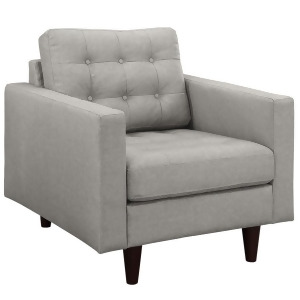 Modway Furniture Empress Upholstered Armchair Light Gray Eei-1013-lgr - All