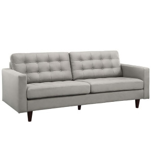 Modway Furniture Empress Upholstered Sofa Light Gray Eei-1011-lgr - All