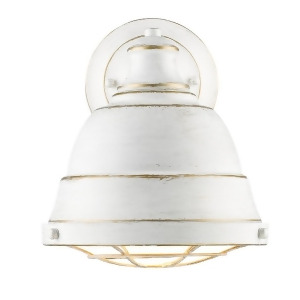 Golden Bartlett 1 Lt Wall Sconce French White French White Shade 7312-1Wfw - All