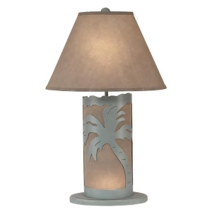 Coast Lamp Coastal Living Palm Tree Scene Lamp w/Nightlight Grey 16-B14d - All