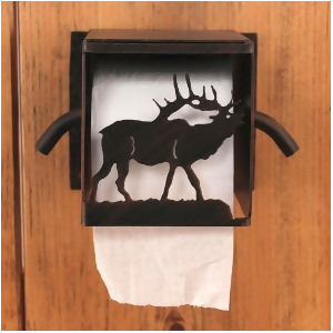 Coast Lamp Rustic Living Iron Elk Toilet Paper Box Sienna 15-R26k - All