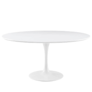 Modway Furniture Lippa 60 Wood Top Dining Table White Eei-1120-whi - All